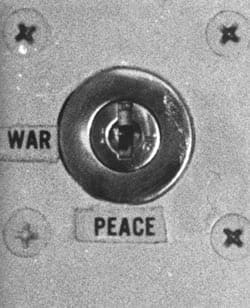 War and peace button