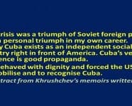 The Cuban Missile Crisis. Who was the real winner, Kennedy or Khrushchev?