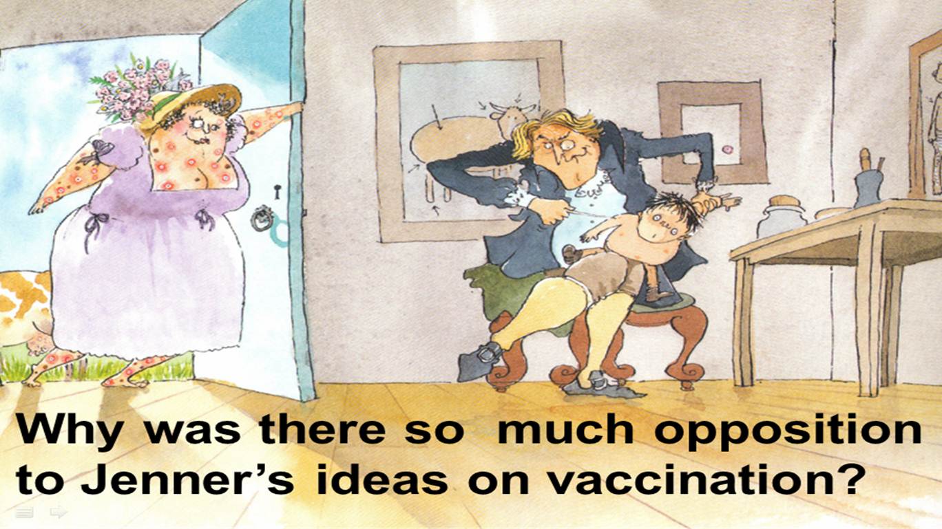 Jenner’s ideas on vaccination