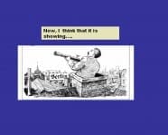 Deciphering a Cold War cartoon, using the slow reveal technique.