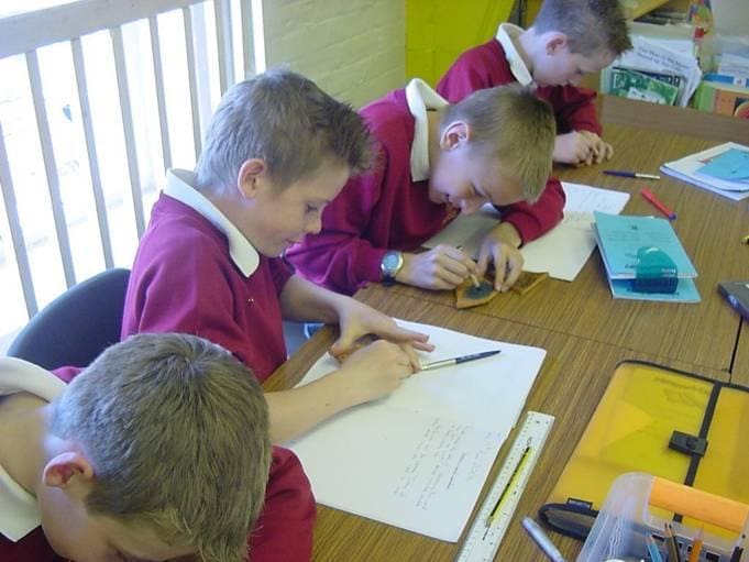 Making ostracons from Ancient Greece