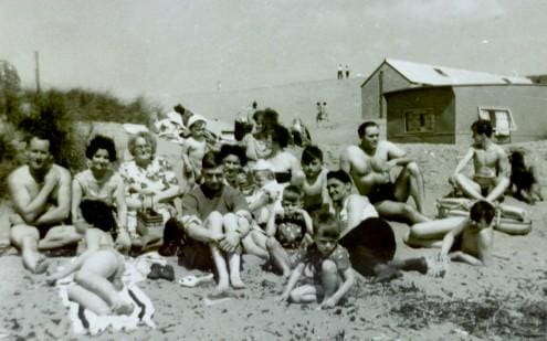 Seaside image from the 1950s.