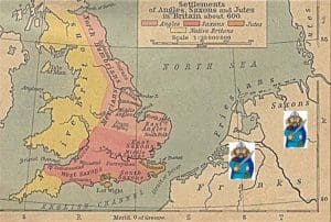 Anglo-Saxons map