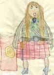 KS2 pupil's drawing of Boudica