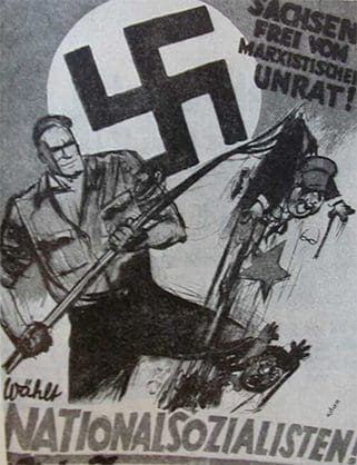 nazi election poster