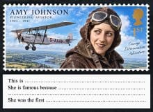 amy jonson stamp