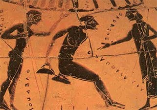 greek olympics vase