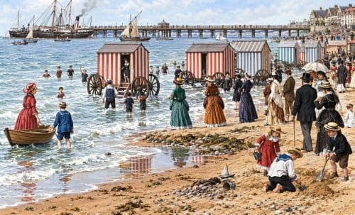 seaside postcard