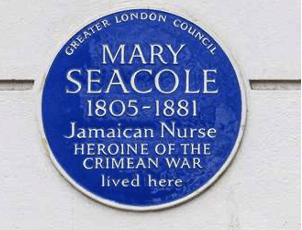 Mary Seacole blue plaque