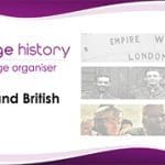 black and british knowledge organiser