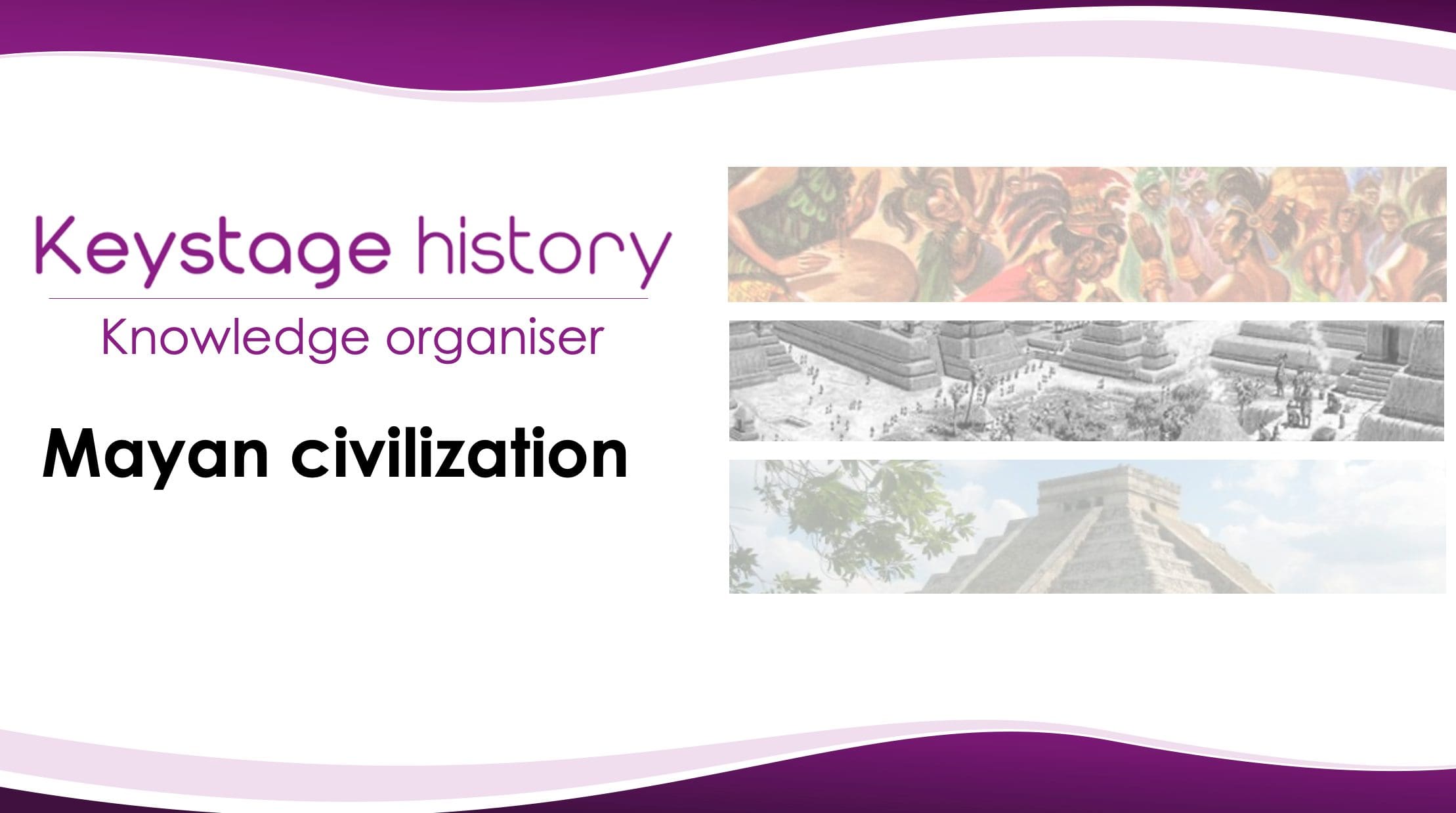 mayan civilisation knowledge organiser